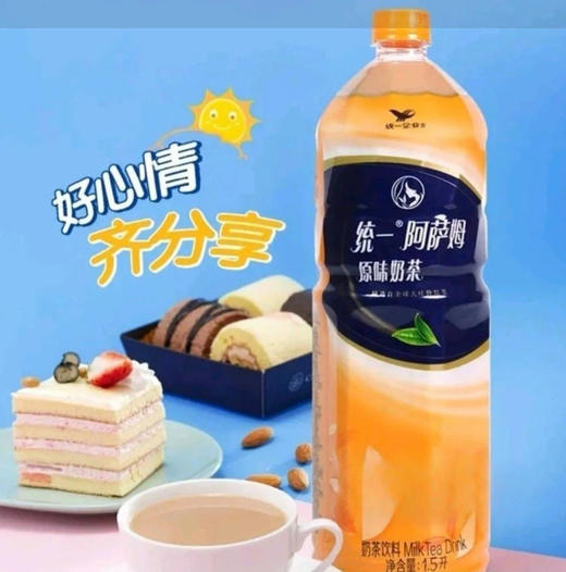 统一 阿萨姆原味奶茶 1.5L/瓶 商品图0