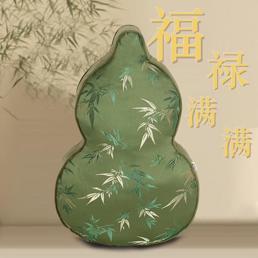 福禄满满葫芦抱枕车载抱枕轻奢新中式抱枕复古风异形靠垫腰枕古风 商品图2