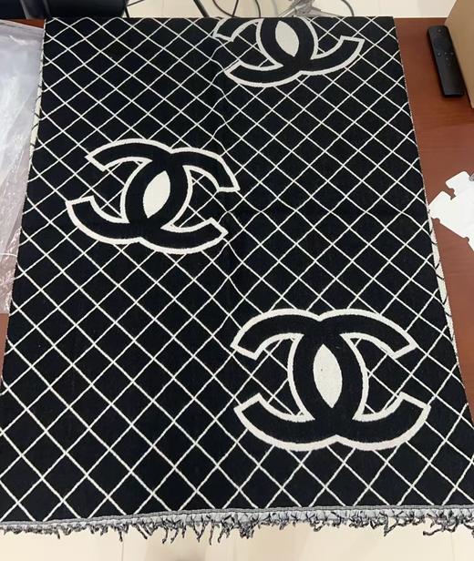 WJ10-香奈儿 双面Logo简约休闲时尚百搭 绒线围巾 女款（QZ*MM） 商品图4