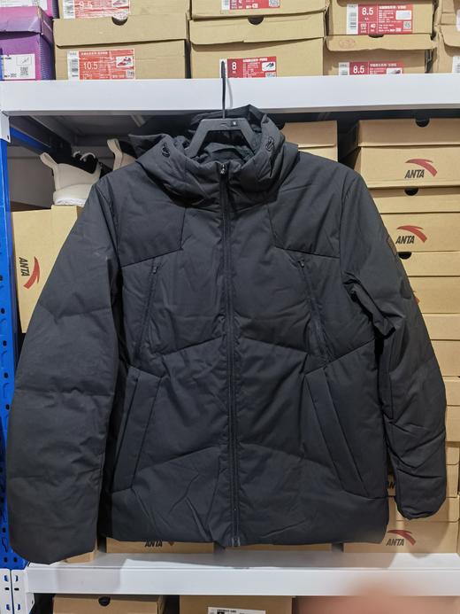 安踏男羽绒服2025冬新款连帽修身运动加厚上衣外套152547919N 商品图1