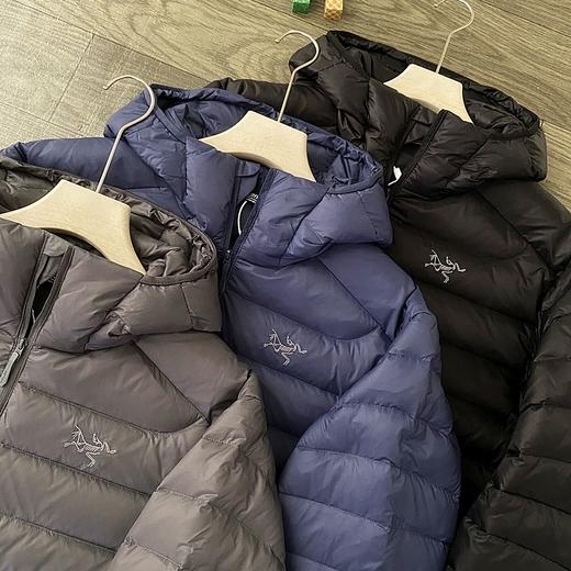 袅家90绒填充750蓬松度短款⁠轻‬薄连帽羽绒服 商品图4