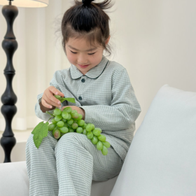 【南法田园·快乐小猫儿童套装】 家居服 睡衣 