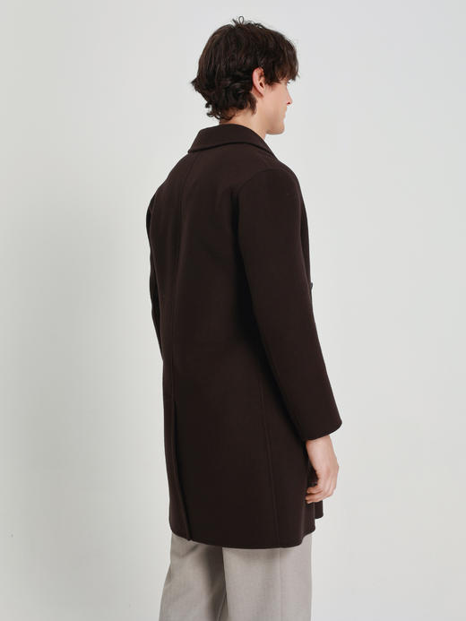 callisto咖色绵羊毛大衣 商品图4