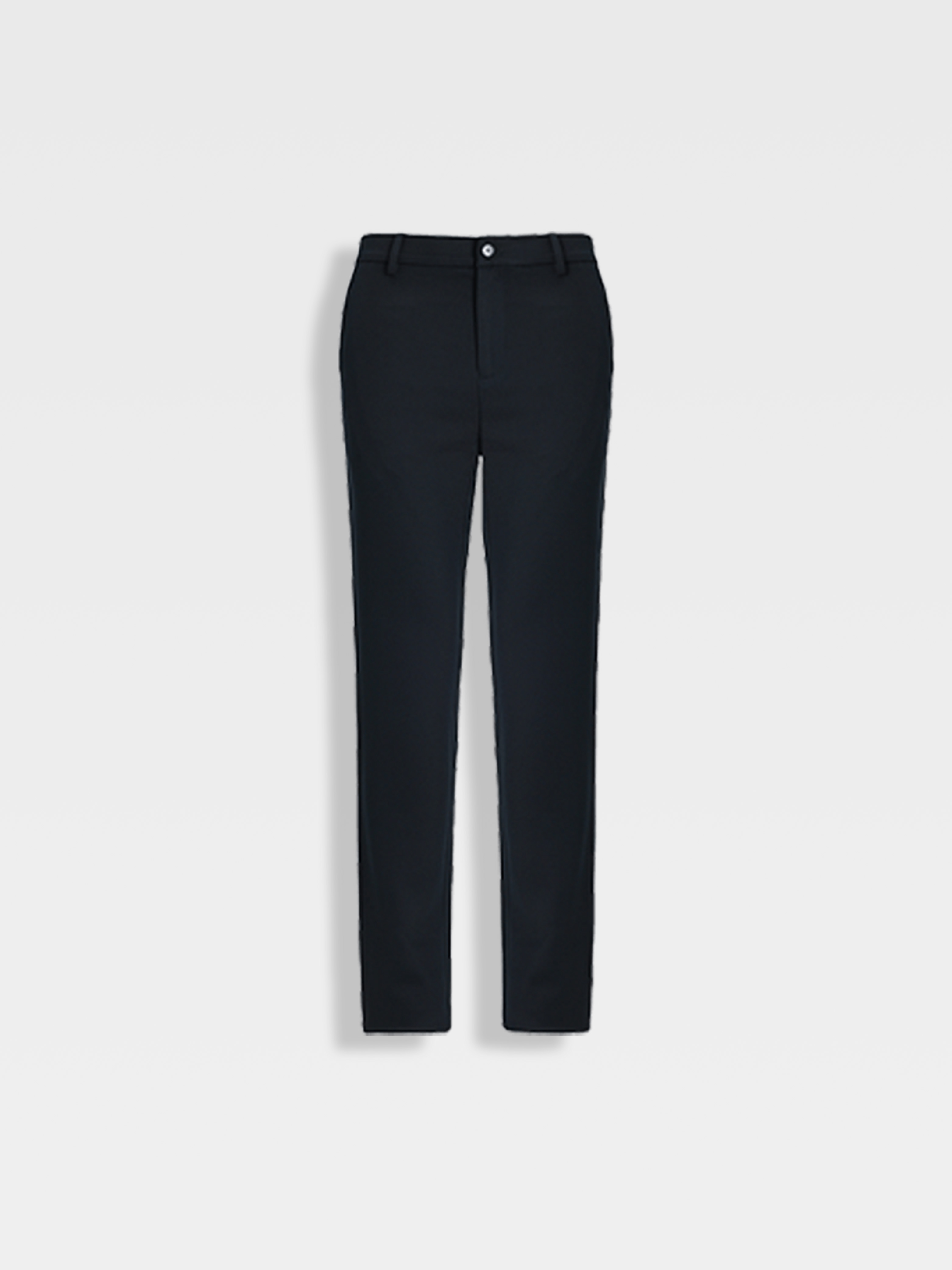 callisto星空蓝羊毛混纺休闲裤