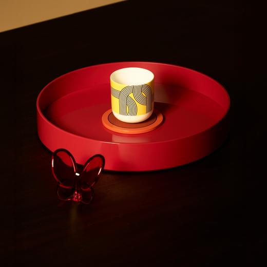 欧普漆器圆托盘 红色 RESONG日诵家居 商品图8