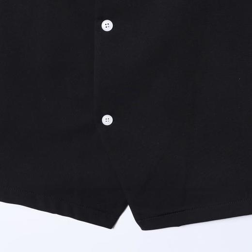 SDSA男士秋冬新款痞帅男装潮牌不规则纽扣连帽衬衫百搭时尚外套 商品图2