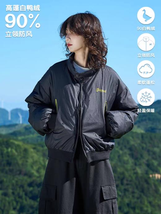 马得工地/MDGDYR243218/异形口袋夹克羽绒服 商品图1