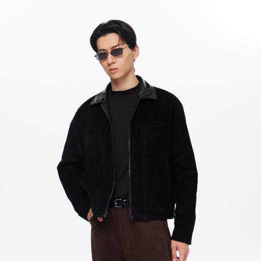 oneup男式灯芯绒油蜡感双面穿夹克 商品图4