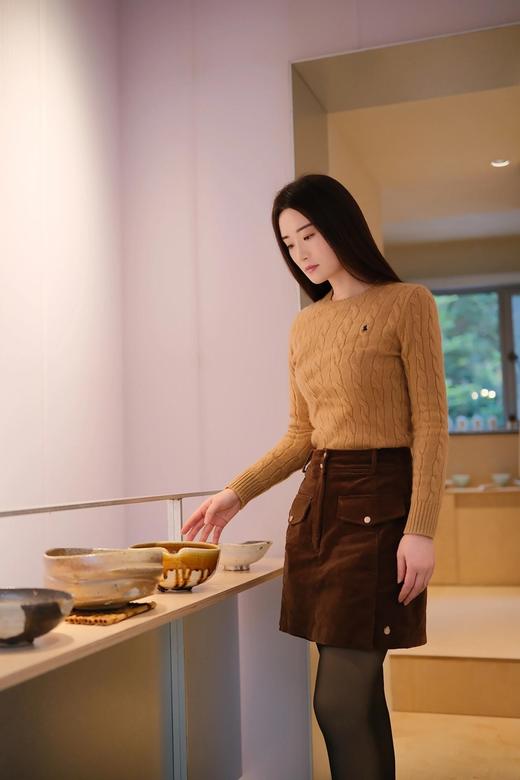 拉夫劳伦 Polo女士纽花毛衣（EJ） 商品图3