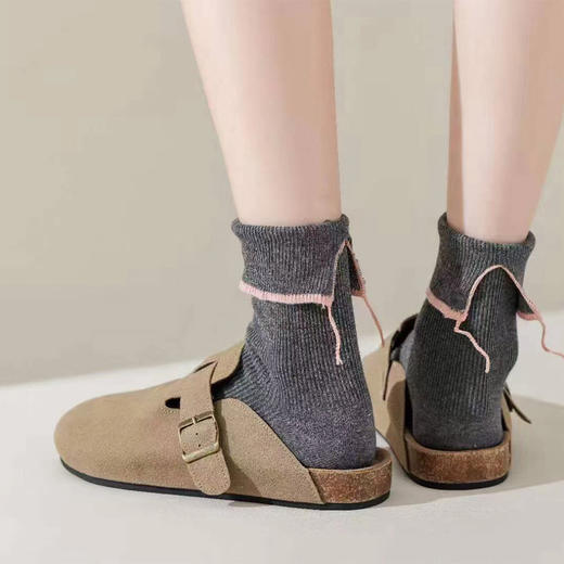 基础-简约日系开叉中筒袜女袜袜子-纪念日百货门店同款167193182 商品图3