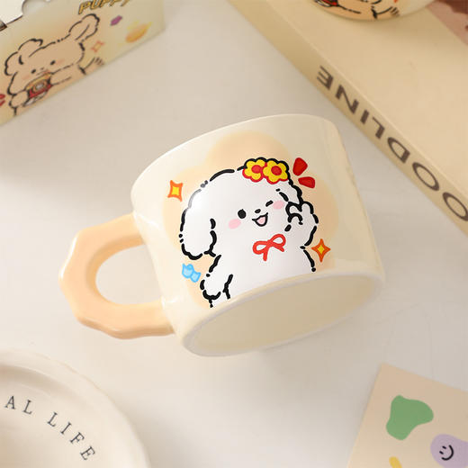 300ml相机小狗杯高颜值陶瓷杯-纪念日百货门店同款167103183 商品图2