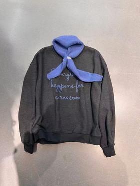 【门店同款】ENJOY冬季“游牧漫寻”撞色字母卫衣 167643112