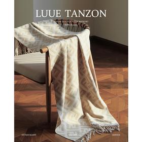 WJ14-芬迪 流苏饱满提花 绒线围巾 女款（QZ*MM）