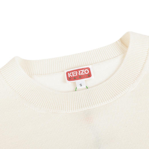 【超惠秒】KENZO 高田贤三 男士全羊毛海棠花logo针织衫毛衣11126 商品图9