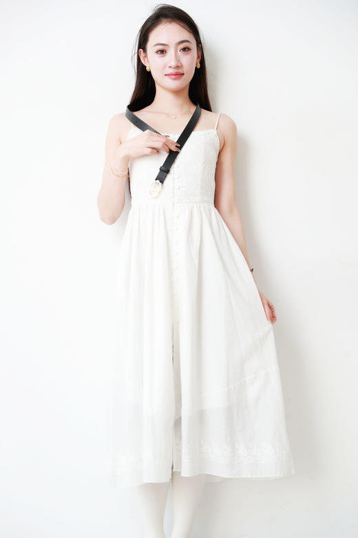 珍珠镌刻+小牛皮工艺，法式老钱风氛围感复古气质腰带皮带C102866 商品图0