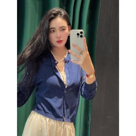 细织羊毛亮片星空开衫长袖 商品图8