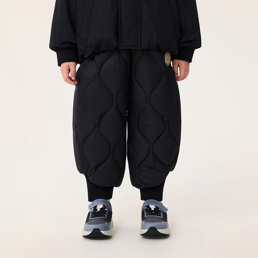 【无氟防泼水】马克珍妮男童轻盈保暖云感羽绒裤2025年冬装新款551753 商品图1