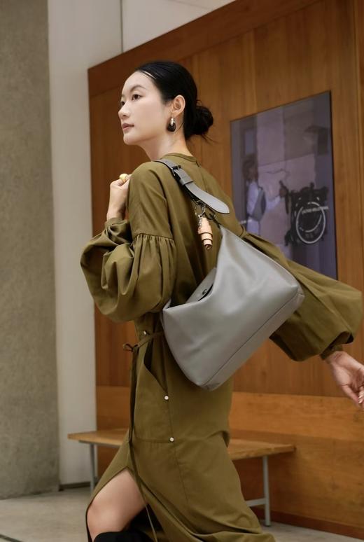 法国龙骧HOBO腋下包纯皮休闲通勤可腋下可手提可斜挎 商品图13