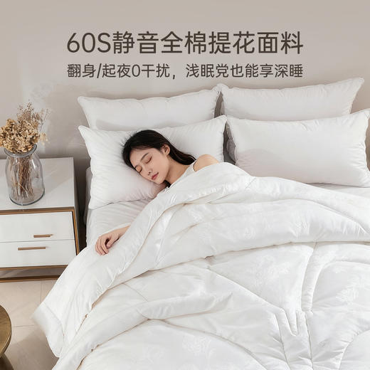 2025年秋冬新款雅芳婷全棉蚕丝冬被加厚保暖四季被冬季被子被芯 商品图4