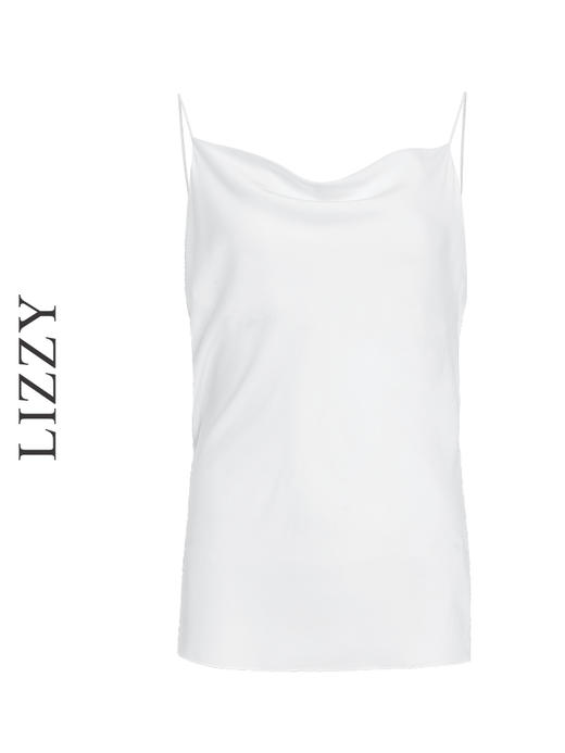 LIZZY 重磅真丝桑蚕丝荡领时尚百搭吊带背心上衣7126 商品图5