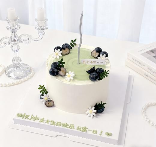 ins小清新蓝莓小花朵简约蛋糕-低糖处理无添加 商品图2