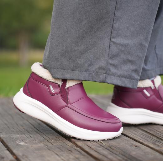 上新25款冬季加绒一脚蹬防风雪轻便皮鞋保暖鞋【4色可选】除东三省，南北方都适用25932012A 商品图0