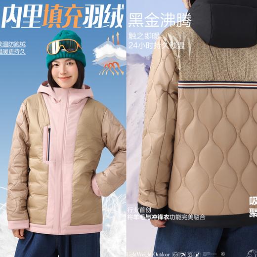 疯抢中！！【百年品牌·PAULO PEDRO保罗彼得】90白鸭绒·羽绒一体登山王 科技三防 全方位锁温抗寒 时尚百搭（男女同款） 商品图2