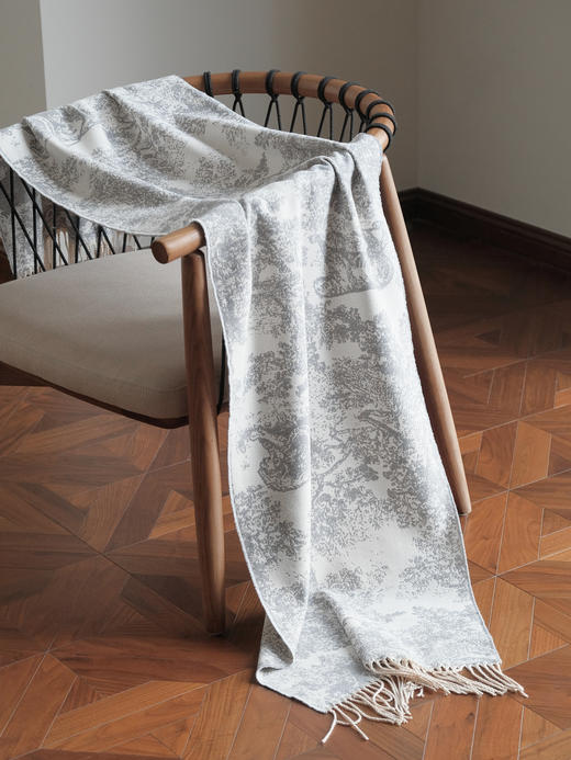 WJ23-迪奥 茹伊印花披肩围巾 （QZ*MM） 商品图1