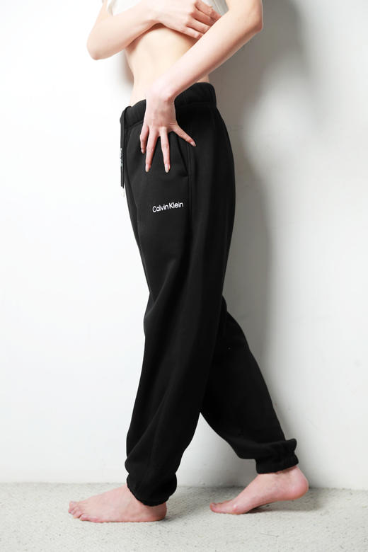 巨厚巨厚哇，加厚又加绒。字母印花松紧腰身收口小脚卫裤C102888 商品图7