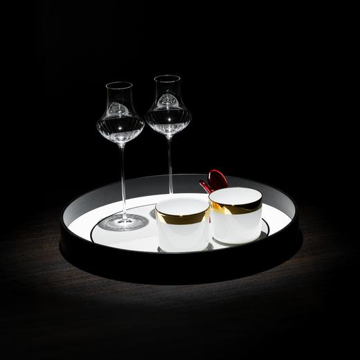 欧普漆器圆托盘 黑 RESONG日诵家居 商品图1