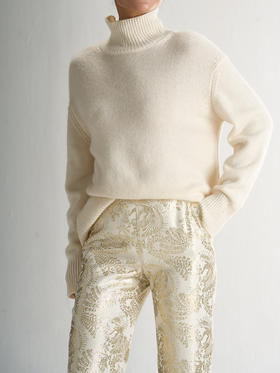 CG｜Oversized Cashmere sweater [廓形羊绒高领针织衫]