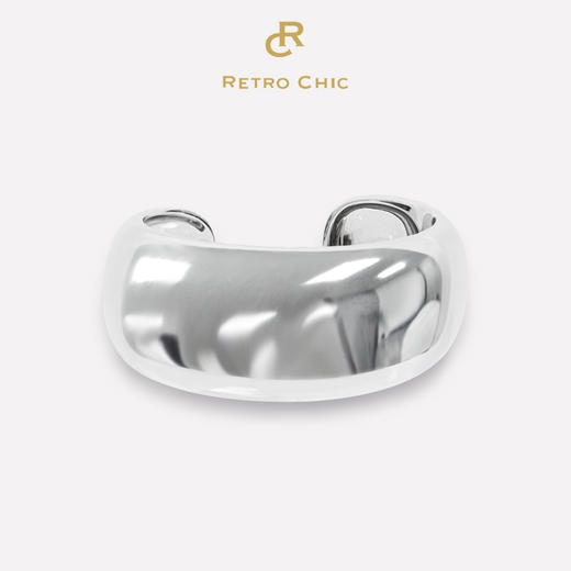 Mordern Art 现代艺术时期 | 水滴镜面宽手镯 商品图3