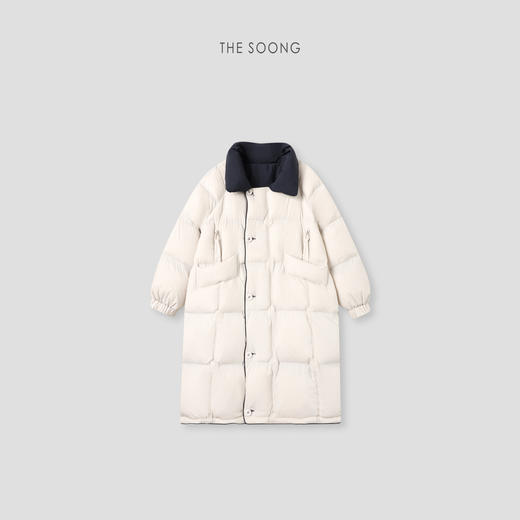 THESOONG‘小暖鹅’轻盈无压感两面穿连帽羽绒服HWYRF8092 商品图2