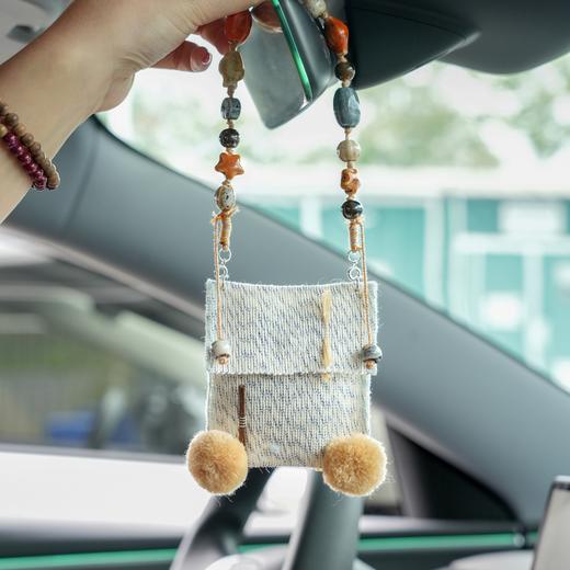 非遗浏阳夏布香包  手工编织非遗传统布料 商品图1