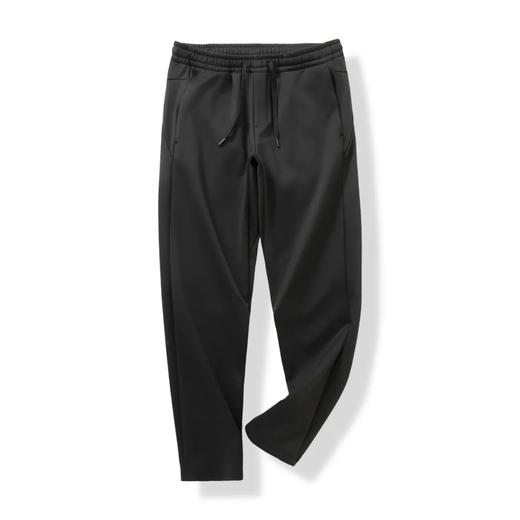 复合摇粒绒！秋冬男士松紧腰厚加绒加厚保暖宽松直筒长裤休闲裤 商品图2