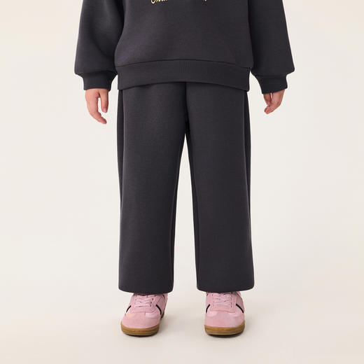 马克珍妮女童立体蝴蝶结加绒香蕉裤2025年秋冬新款551325 商品图1