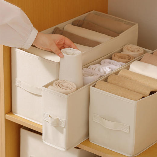 娜家窄长型衣柜布艺收纳盒 商品图0