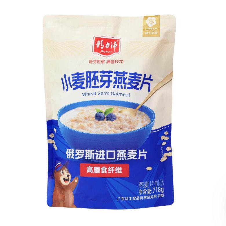 精力沛小麦胚芽燕麦片(俄罗斯进口原料）718g/袋