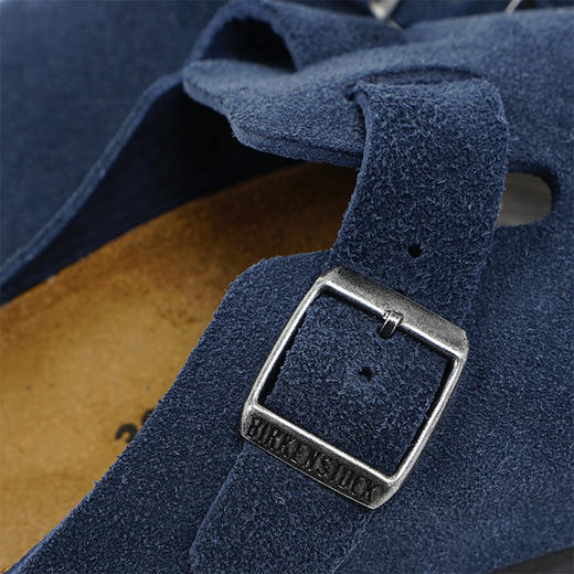 BIRKENSTOCK Boston BS Regular 男女牛皮绒包头拖鞋 宽版勃肯鞋 商品图1