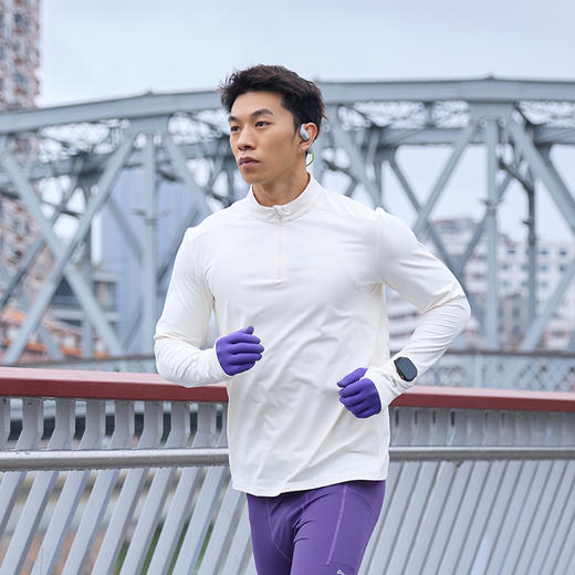 多威圆领衫男新款半开领上衣专业速干弹力运动装2352104 商品图6
