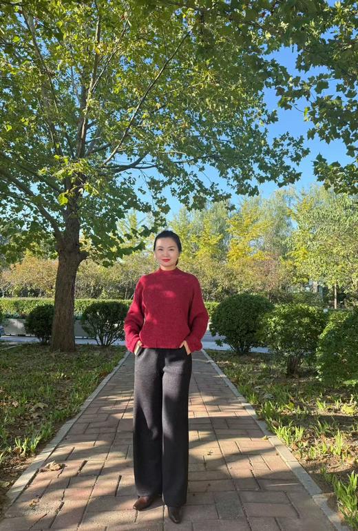 羊毛直筒裤 商品图7