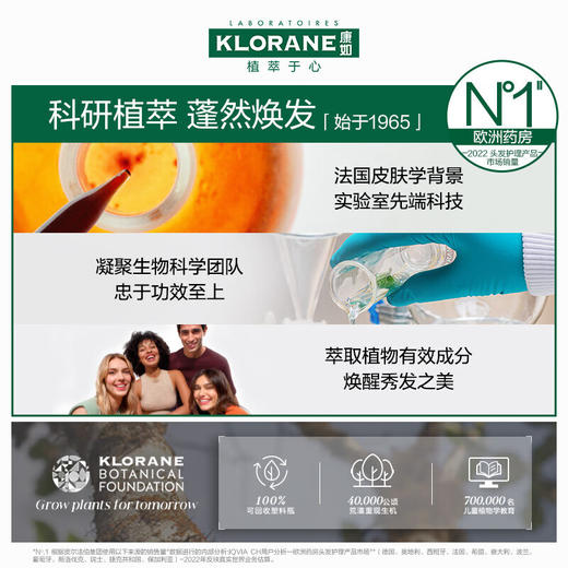 康如(KLORANE)金鸡纳防脱护发素200ml 防脱防断丰盈密柔顺护发素 商品图3