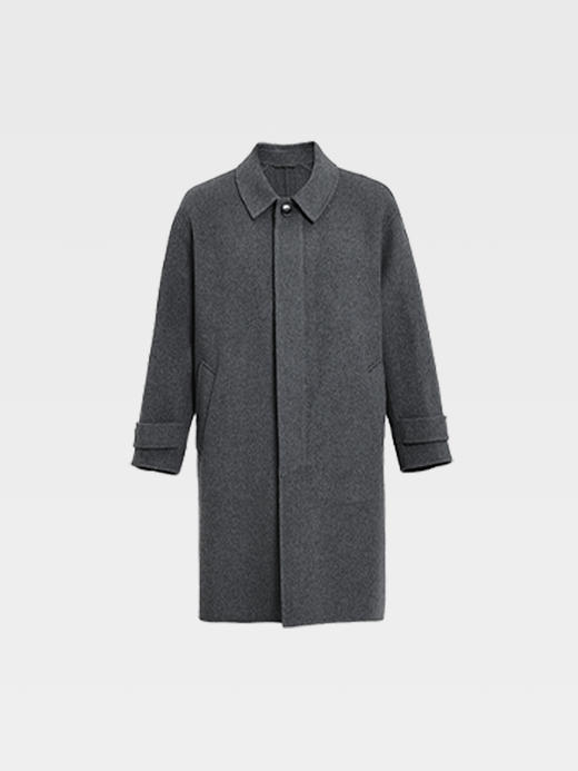 callisto深灰色绵羊毛大衣 商品图0