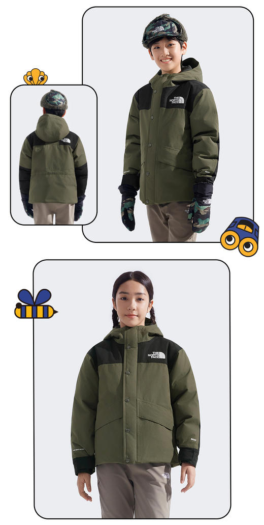 北面  25年秋冬  羽绒服 8EJR 商品图7