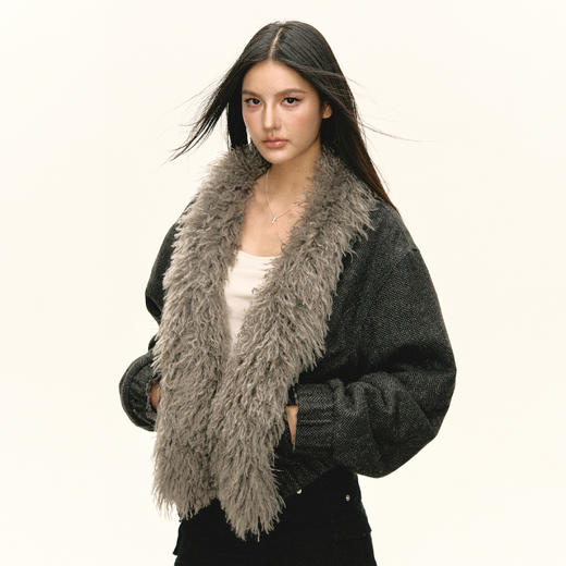 Ariseism 美式复古两面穿短外套女秋季新款外套 商品图2