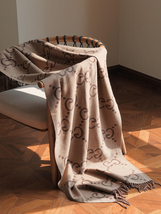 WJ20-古驰 新《大G羊绒围巾》（QZ*MM） 商品图5