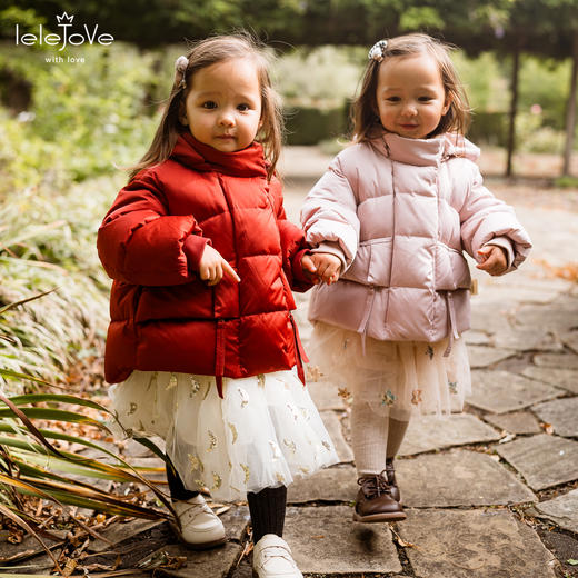 【云优选】鹅绒三防 lelejove儿童冬魔法精灵帽鹅绒服轻软光泽感蚕丝羽绒服 商品图3