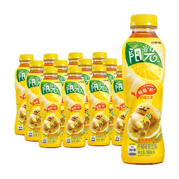 可口可乐 阳光 柠檬 茶饮料 500ml*12瓶 整箱整箱装 商品图0