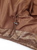 复古棕色国风盘扣立领羽绒服 短款提花肌理上衣 冬季保暖显瘦中式设计感外套 商品缩略图4