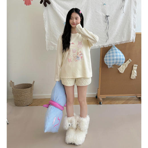 少女卡通德绒暖绒小宅衣上衣-纪念日百货门店同款164943283 商品图4